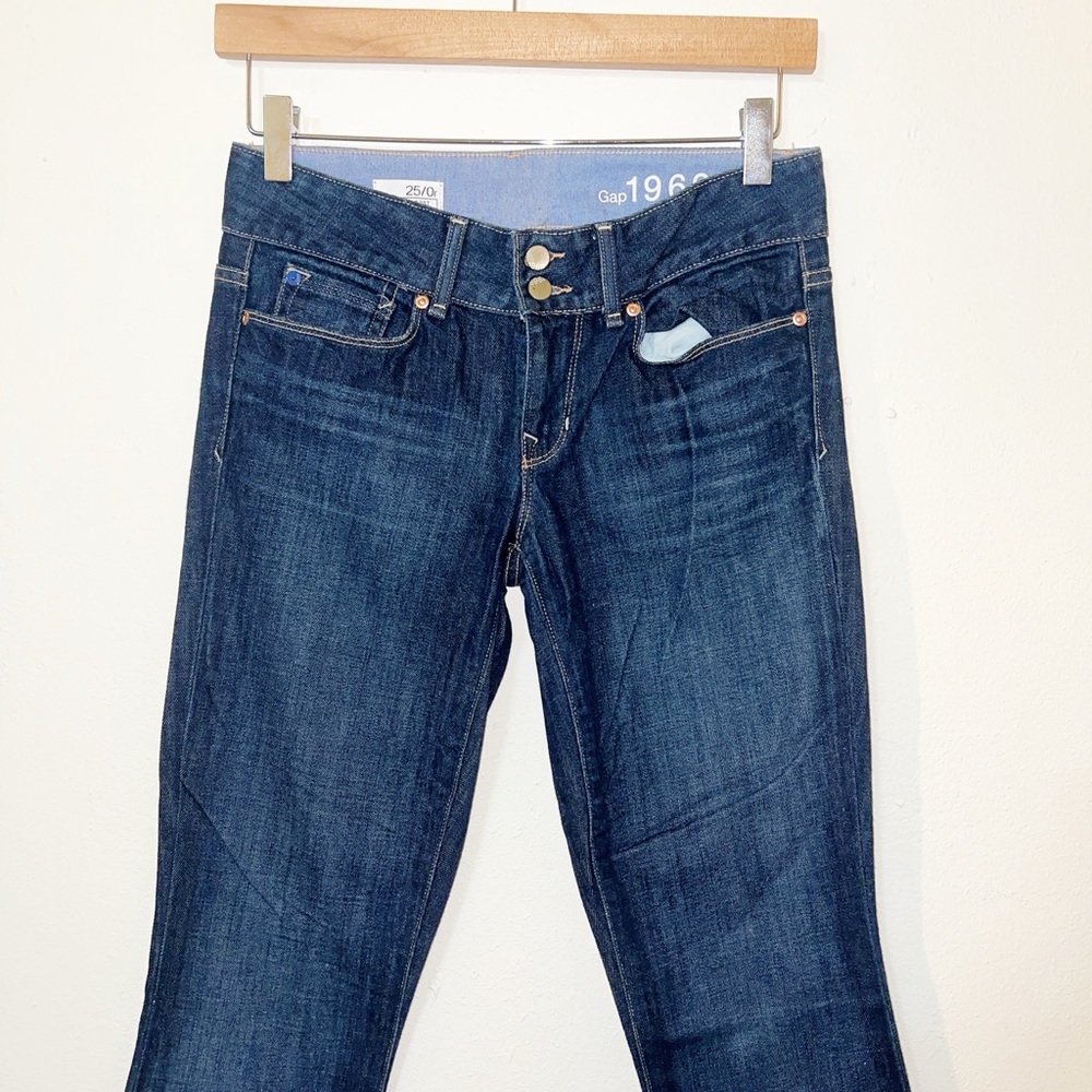 Gap Double Button Low Rise Perfect Boot Bootcut D… - image 2